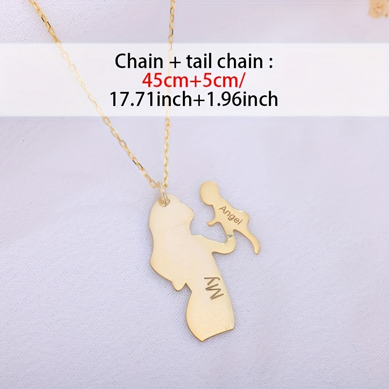 Customized Exquisite Name Necklace for Mothers, Stylish Gift